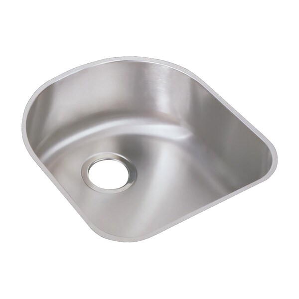 Elkay Lustertone Stainless Steel 18-1/2 X 20 X 7-1/2 Single Bowl Undermount Sink ELUH1716 - main